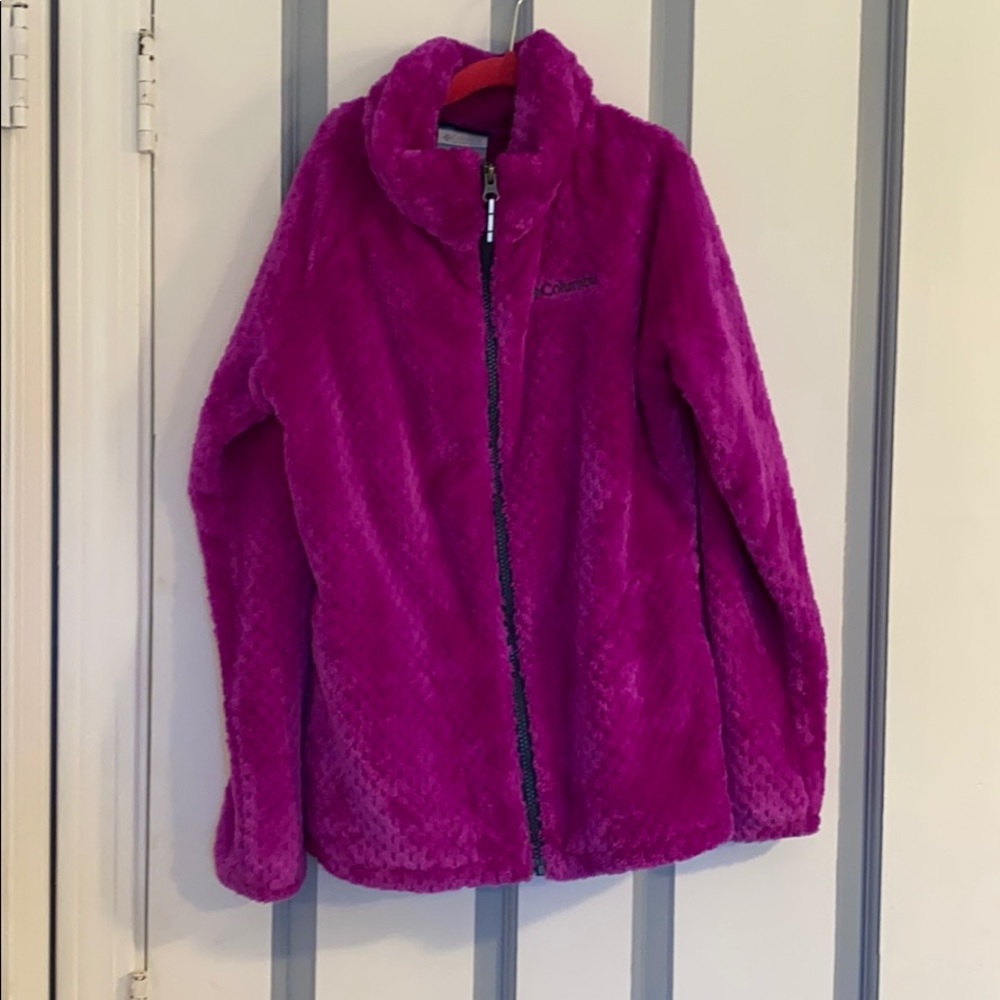Columbia Girls Plum Fleece Jacket